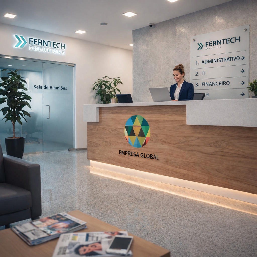 Sinalização corporativa profissional em Campinas